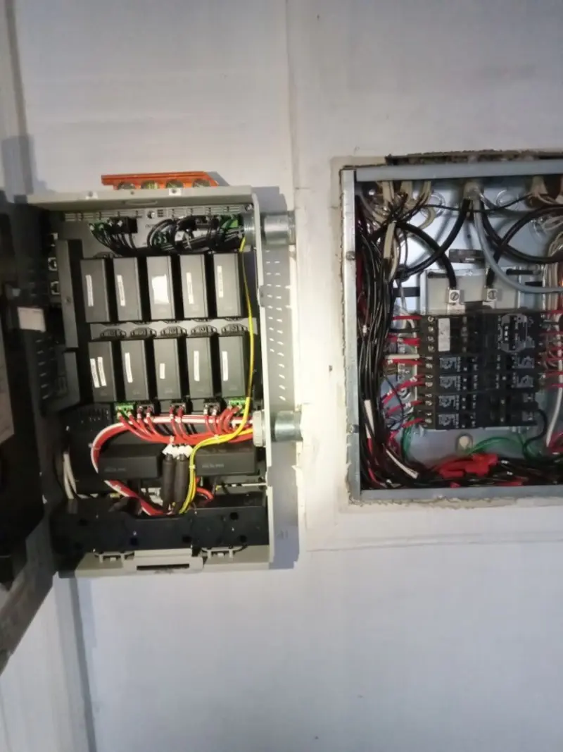 Electrical panel upgrade completed for Indoor Lighting Installation in Alcoa